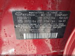 2011 Hyundai Elantra Limited (ulsan Plant) Burgundy vin: KMHDH4AE8BU113035