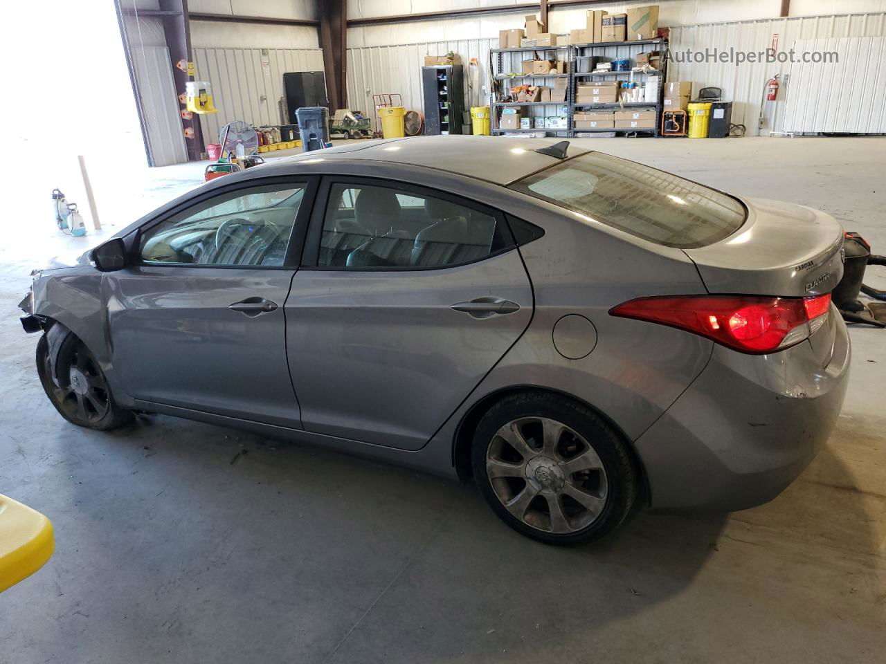 2011 Hyundai Elantra Gls Gray vin: KMHDH4AE8BU116257