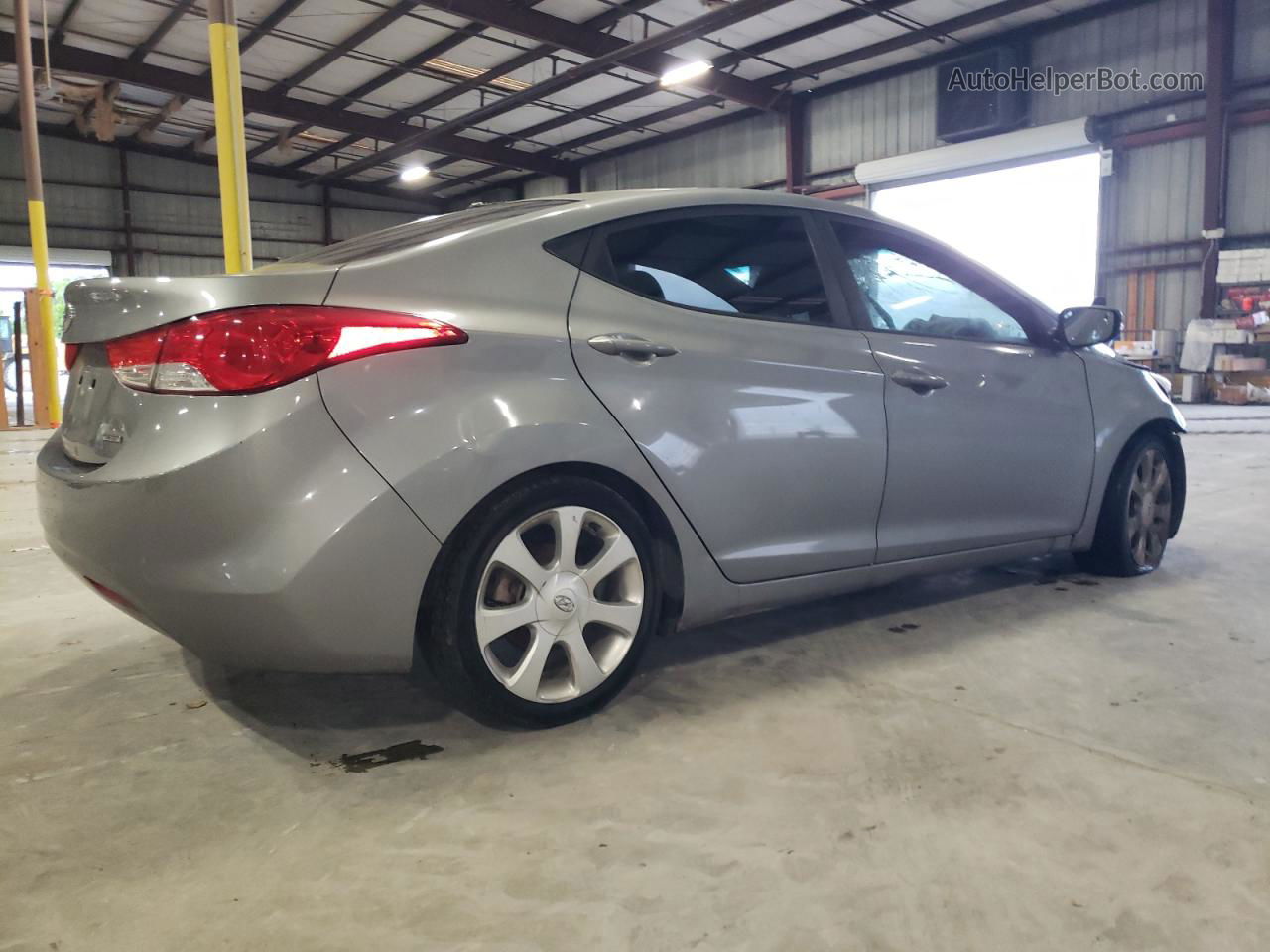 2011 Hyundai Elantra Gls Gray vin: KMHDH4AE8BU129641