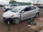 2011 Hyundai Elantra Gls Silver vin: KMHDH4AE8BU147654