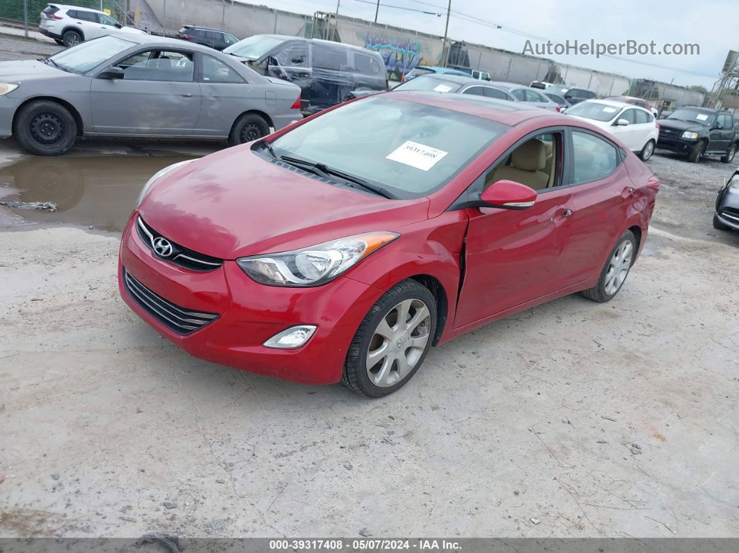 2011 Hyundai Elantra Limited (ulsan Plant) Red vin: KMHDH4AE8BU158766