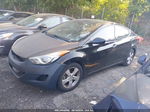 2013 Hyundai Elantra Gls Black vin: KMHDH4AE8DU626210