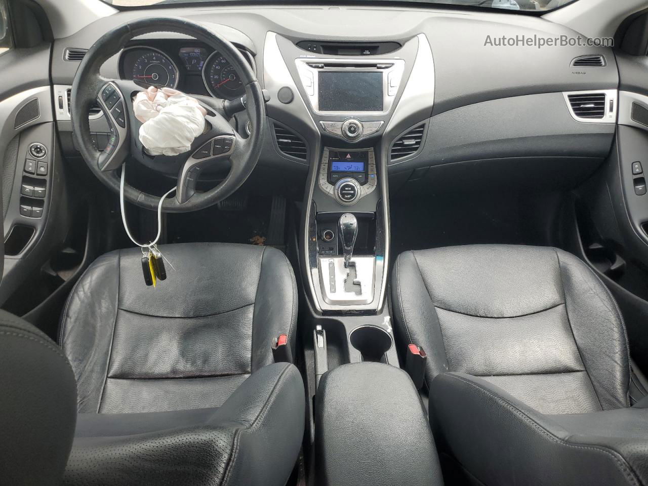 2013 Hyundai Elantra Gls Черный vin: KMHDH4AE8DU669753