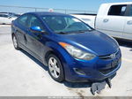 2013 Hyundai Elantra Gls Blue vin: KMHDH4AE8DU717624