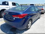 2013 Hyundai Elantra Gls Blue vin: KMHDH4AE8DU717624