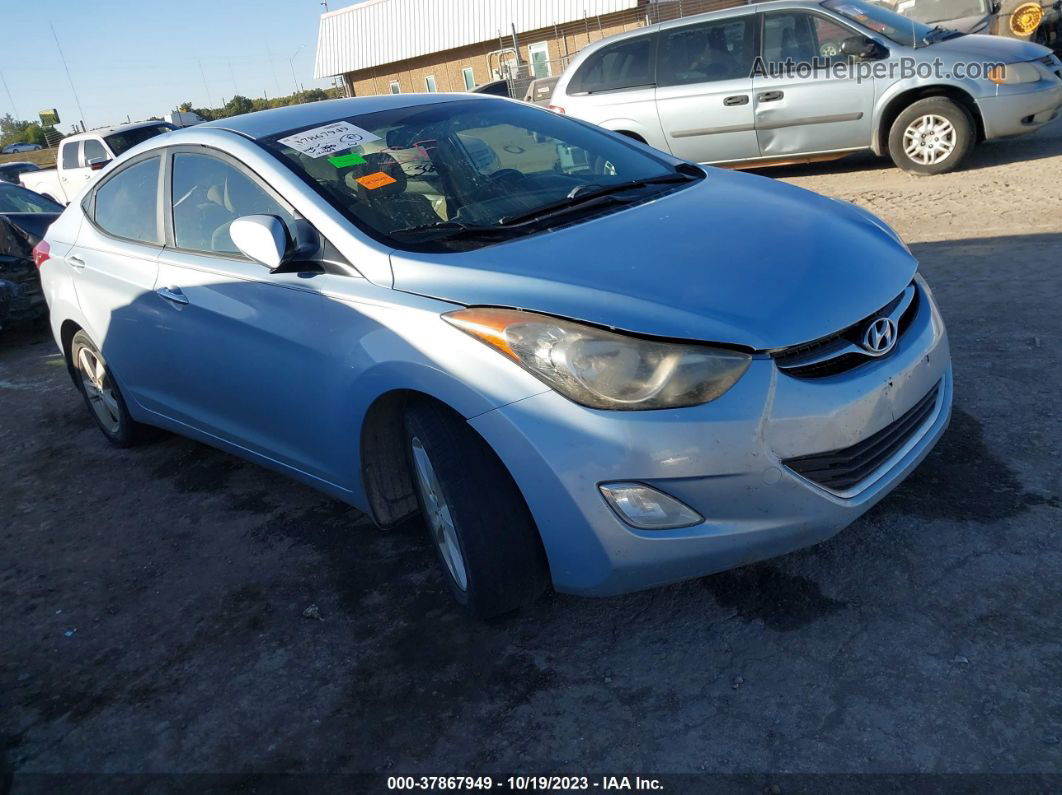 2013 Hyundai Elantra Gls Blue vin: KMHDH4AE8DU728736