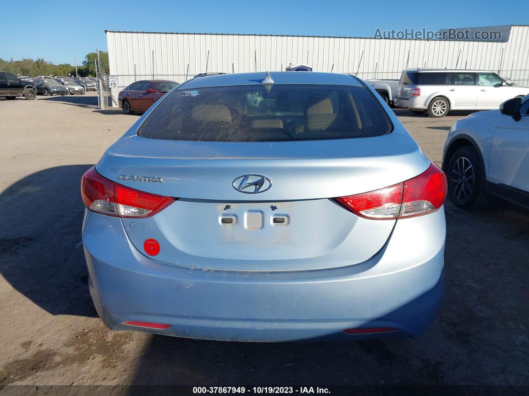 2013 Hyundai Elantra Gls Синий vin: KMHDH4AE8DU728736