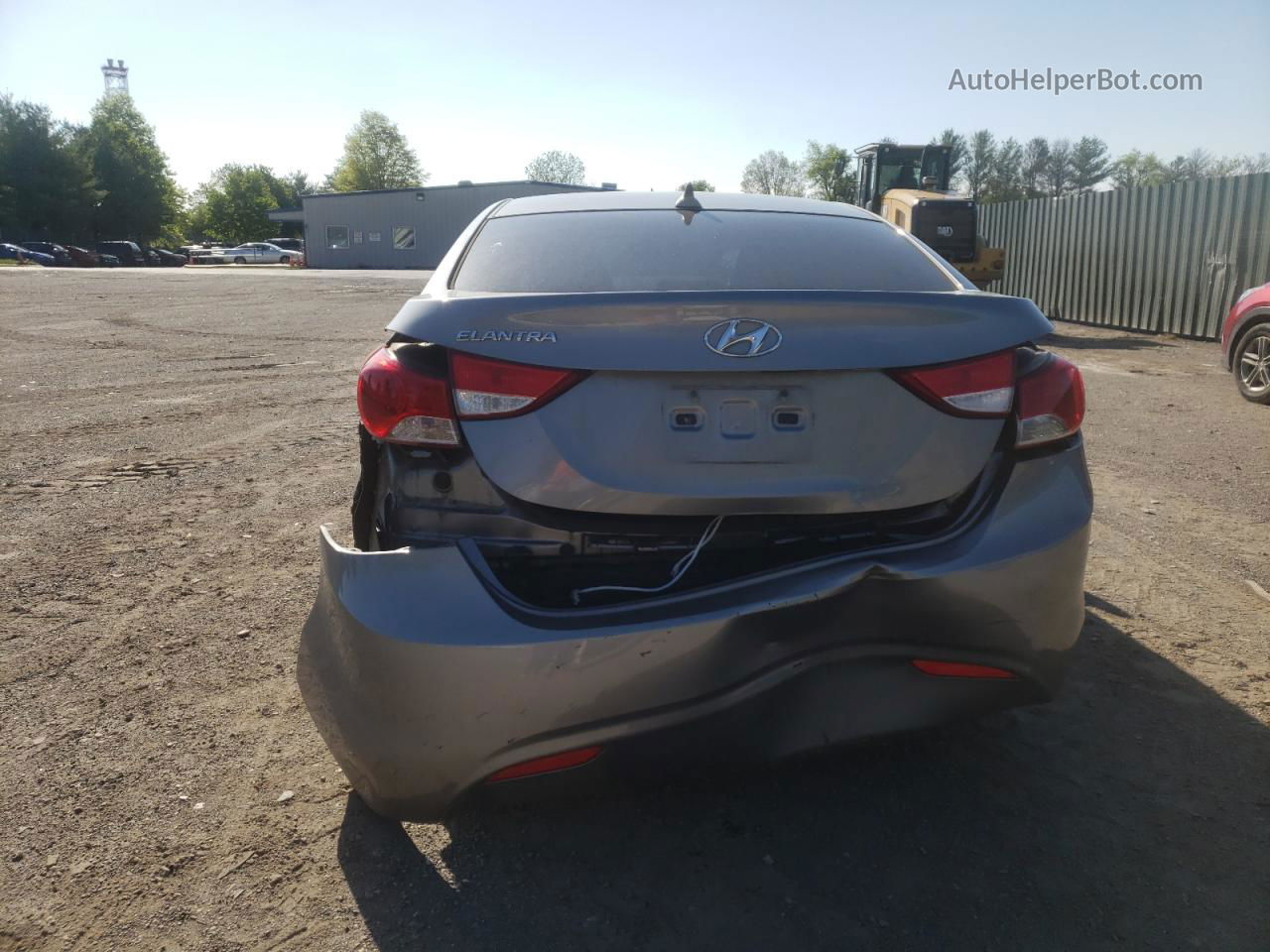 2013 Hyundai Elantra Gls Silver vin: KMHDH4AE8DU754706