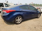 2013 Hyundai Elantra Gls Синий vin: KMHDH4AE8DU761655