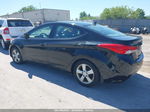 2013 Hyundai Elantra Gls Black vin: KMHDH4AE8DU927186