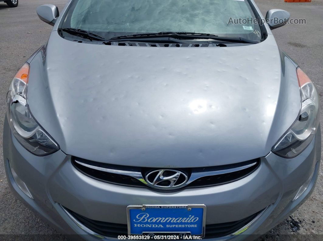 2013 Hyundai Elantra Gls Gray vin: KMHDH4AE8DU945476