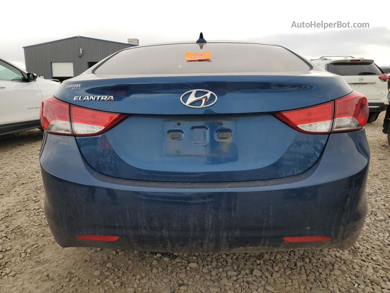 2013 Hyundai Elantra Gls Синий vin: KMHDH4AE8DU948927