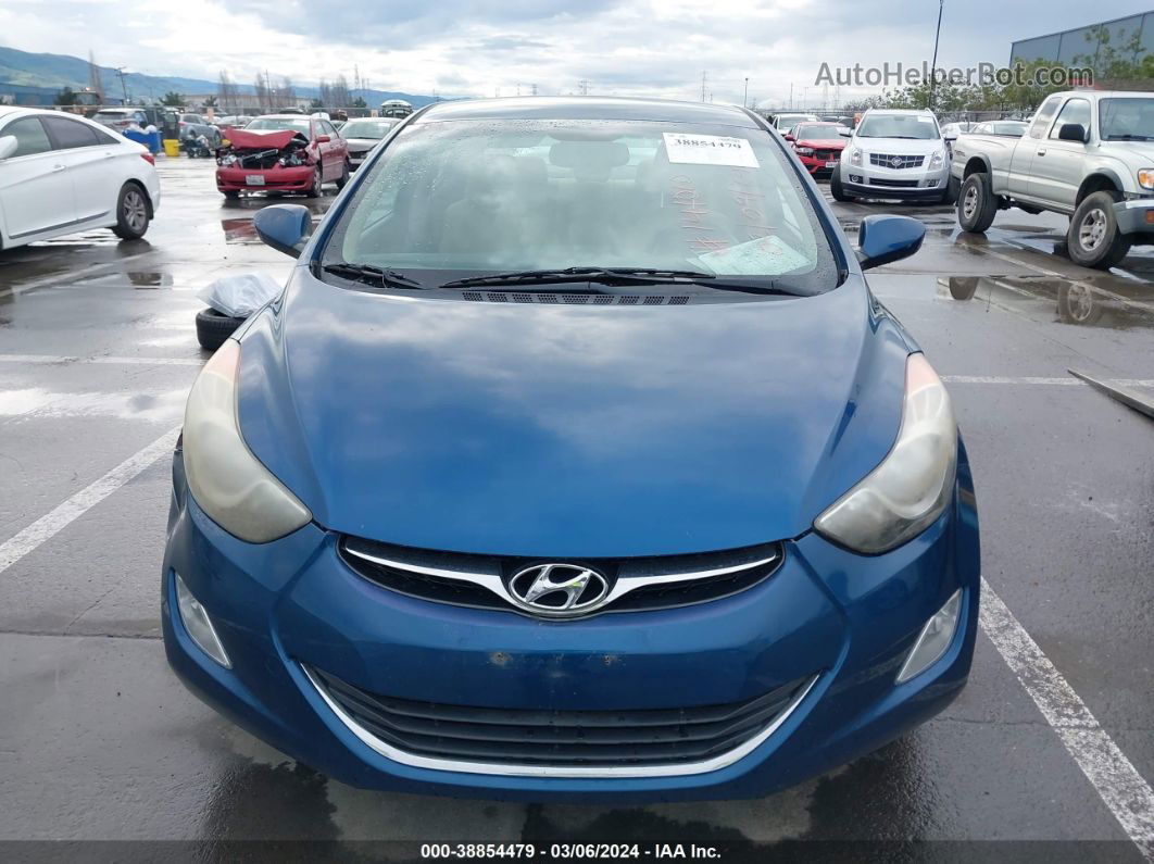 2013 Hyundai Elantra Gls Blue vin: KMHDH4AE8DU955814