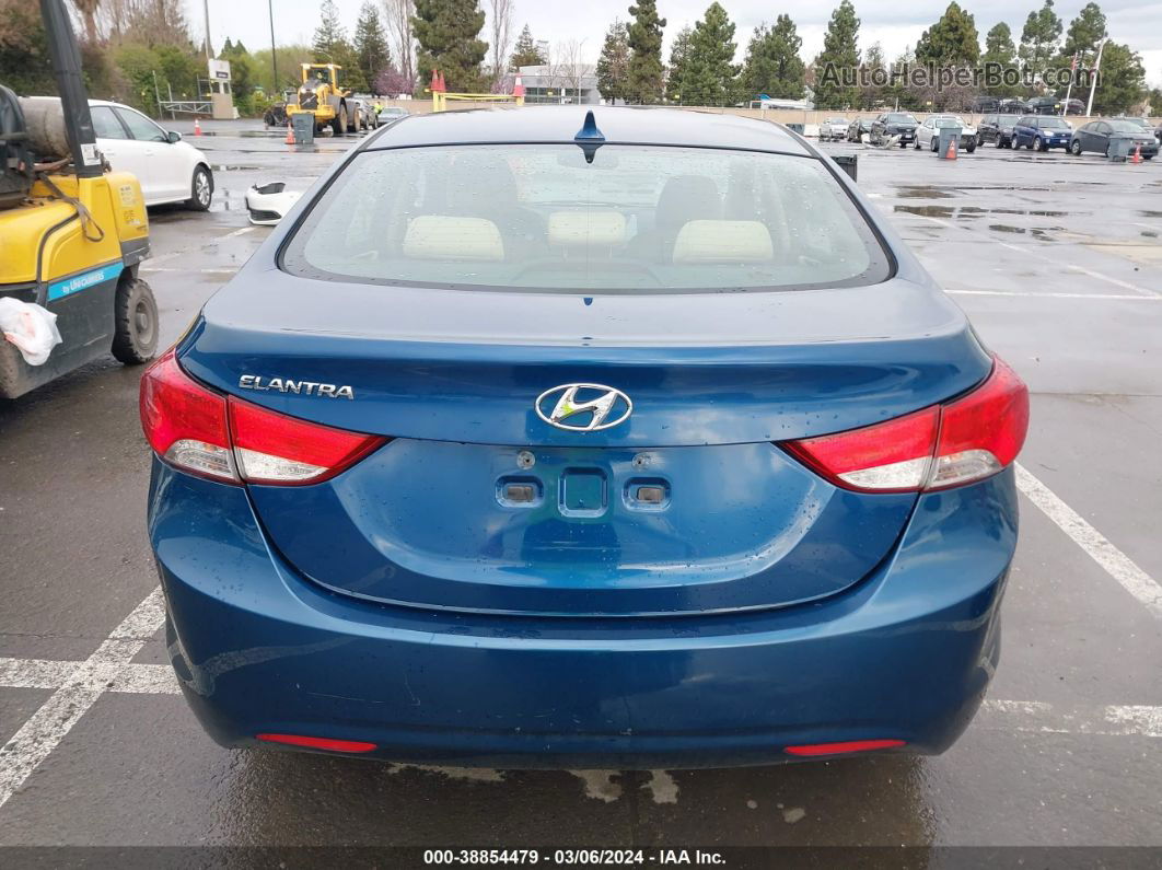 2013 Hyundai Elantra Gls Blue vin: KMHDH4AE8DU955814