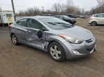 2013 Hyundai Elantra Gls Silver vin: KMHDH4AE8DU972841