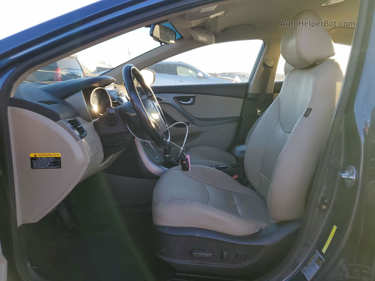 2014 Hyundai Elantra Se Синий vin: KMHDH4AE8EU036851