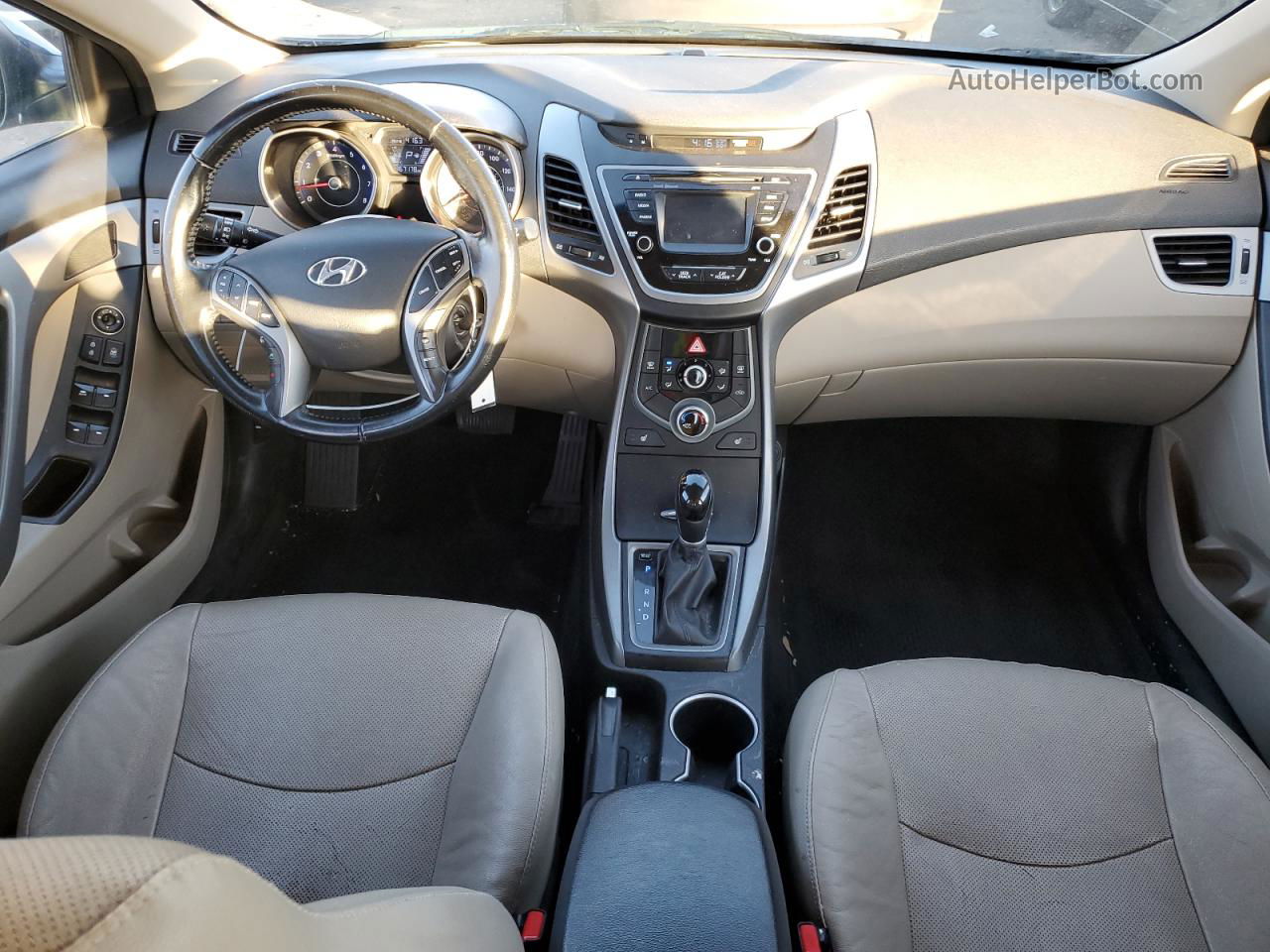 2014 Hyundai Elantra Se Синий vin: KMHDH4AE8EU036851