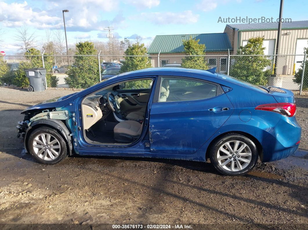 2014 Hyundai Elantra Se (ulsan Plant) Синий vin: KMHDH4AE8EU055237