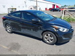 2014 Hyundai Elantra Se Black vin: KMHDH4AE8EU071941