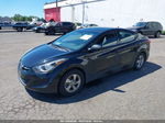 2014 Hyundai Elantra Se Black vin: KMHDH4AE8EU071941