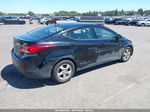 2014 Hyundai Elantra Se Black vin: KMHDH4AE8EU071941