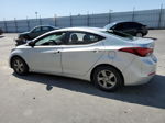 2014 Hyundai Elantra Se Silver vin: KMHDH4AE8EU073026