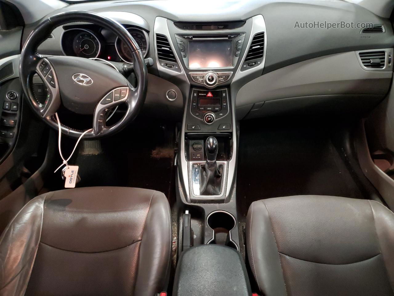 2014 Hyundai Elantra Se Серый vin: KMHDH4AE8EU142815