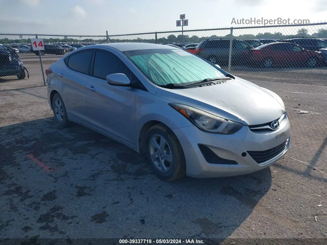 2014 Hyundai Elantra Se Серый vin: KMHDH4AE8EU195420