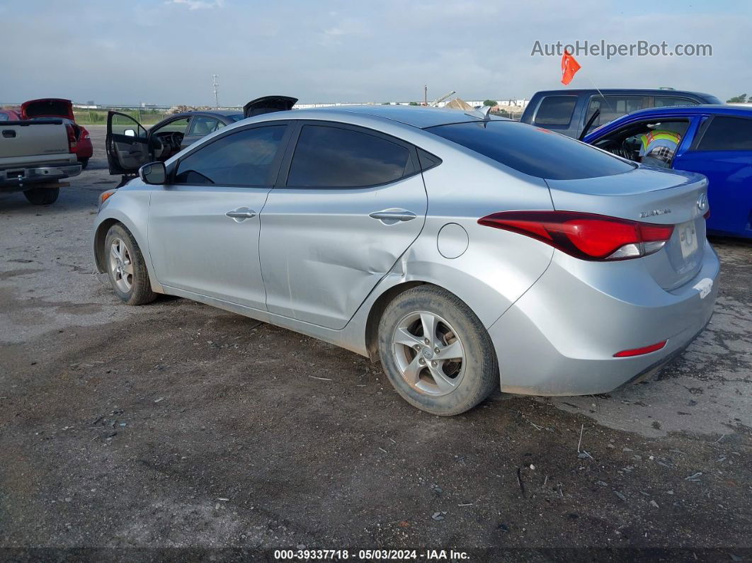 2014 Hyundai Elantra Se Gray vin: KMHDH4AE8EU195420