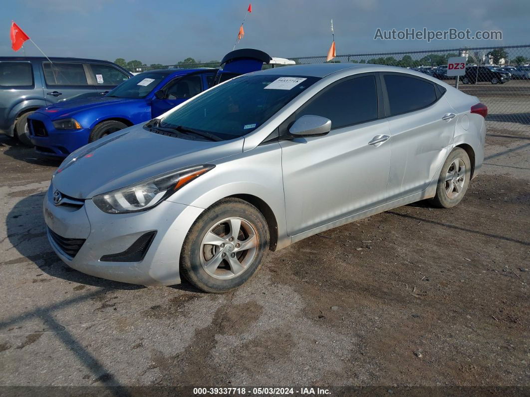 2014 Hyundai Elantra Se Серый vin: KMHDH4AE8EU195420