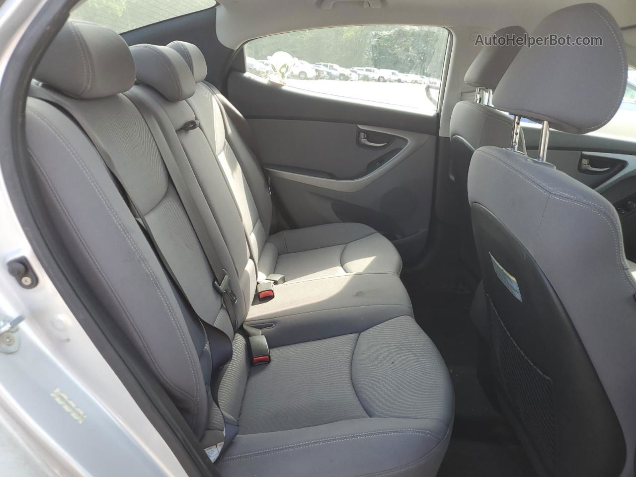 2014 Hyundai Elantra Se Silver vin: KMHDH4AE8EU210479