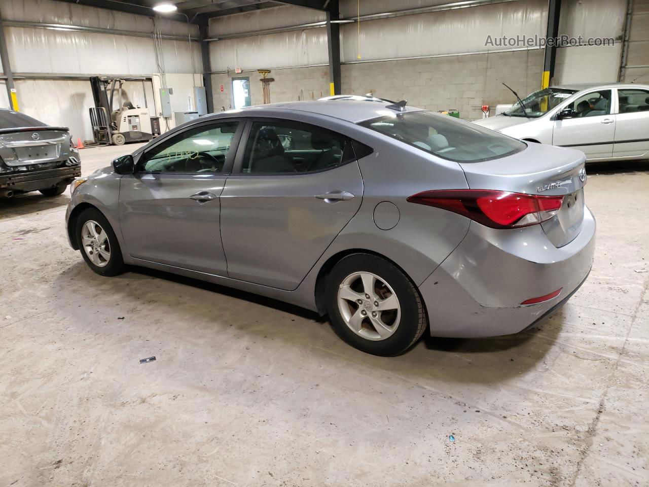 2014 Hyundai Elantra Se Gray vin: KMHDH4AE8EU211857