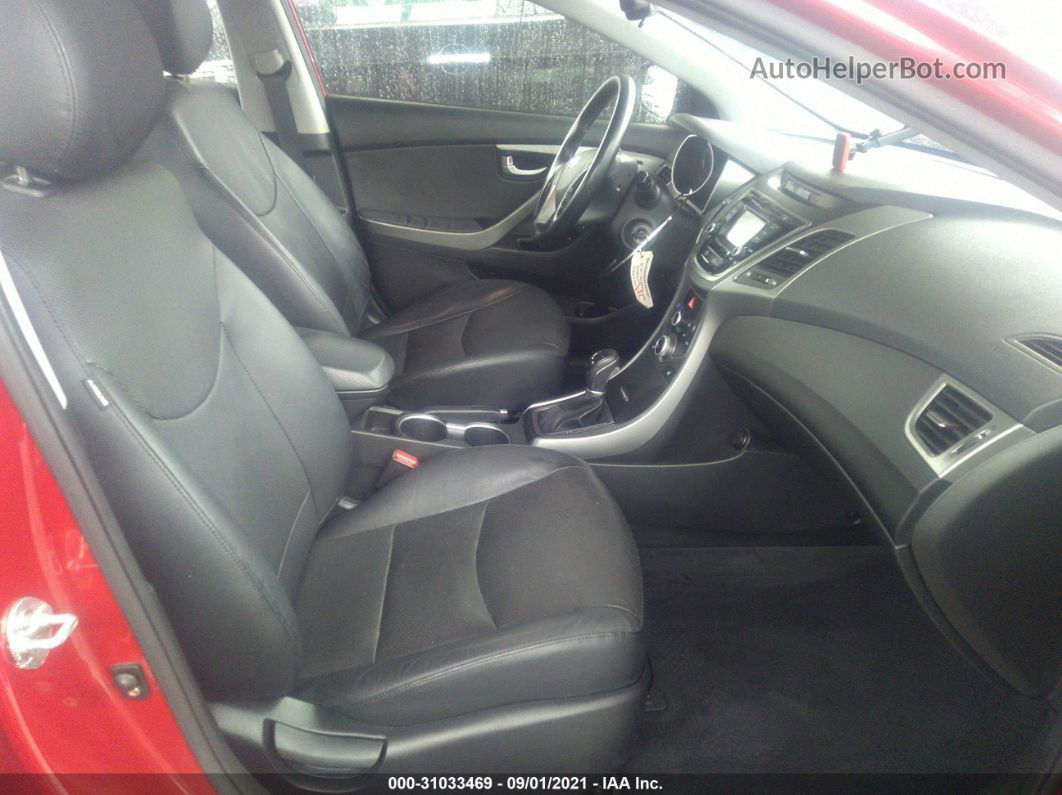 2015 Hyundai Elantra Limited Красный vin: KMHDH4AE8FU362067