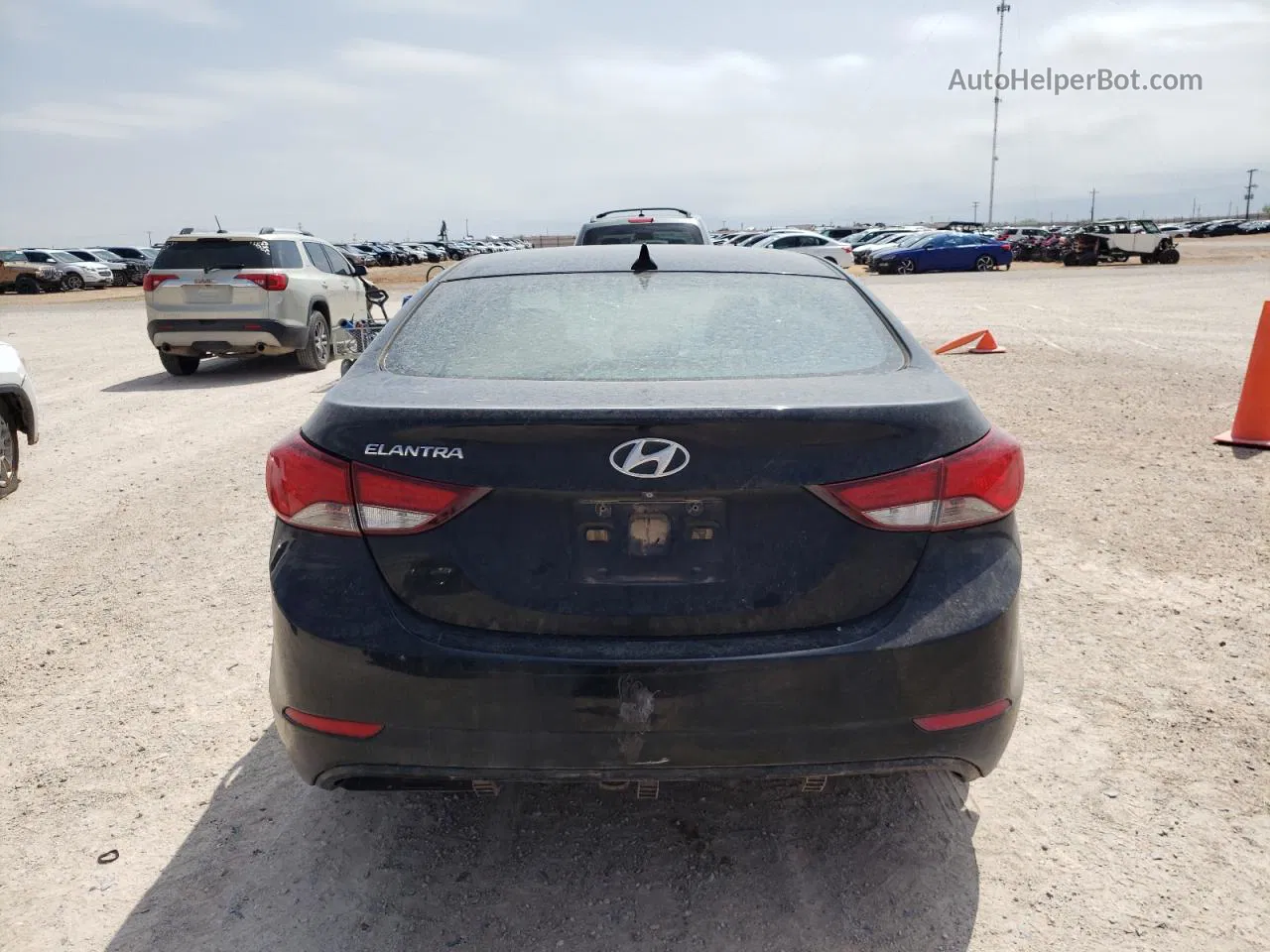 2016 Hyundai Elantra Se Black vin: KMHDH4AE8GU479374