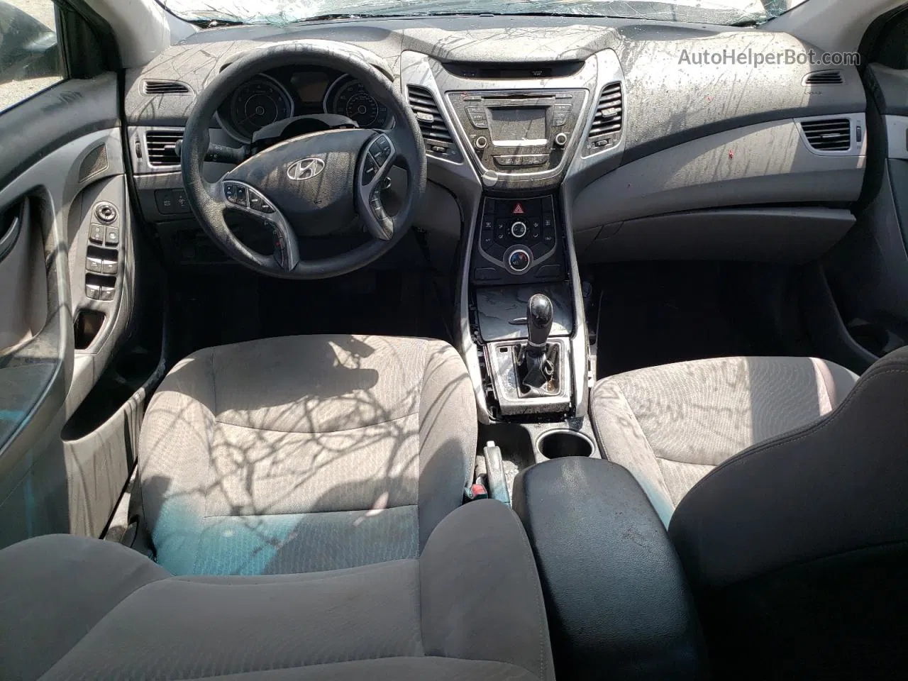 2016 Hyundai Elantra Se Черный vin: KMHDH4AE8GU479374