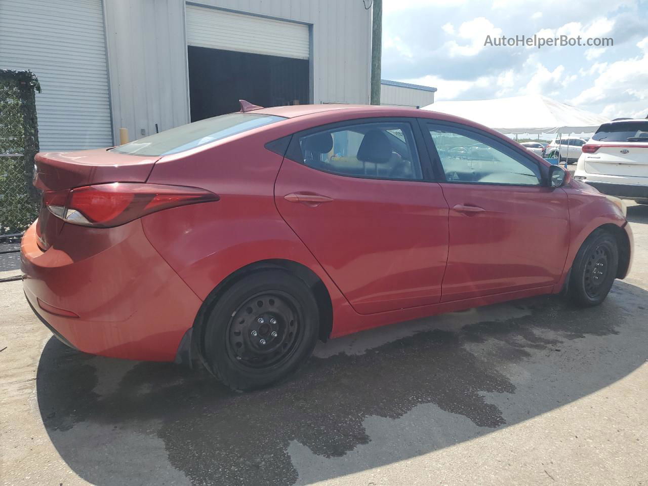 2016 Hyundai Elantra Se Red vin: KMHDH4AE8GU484476