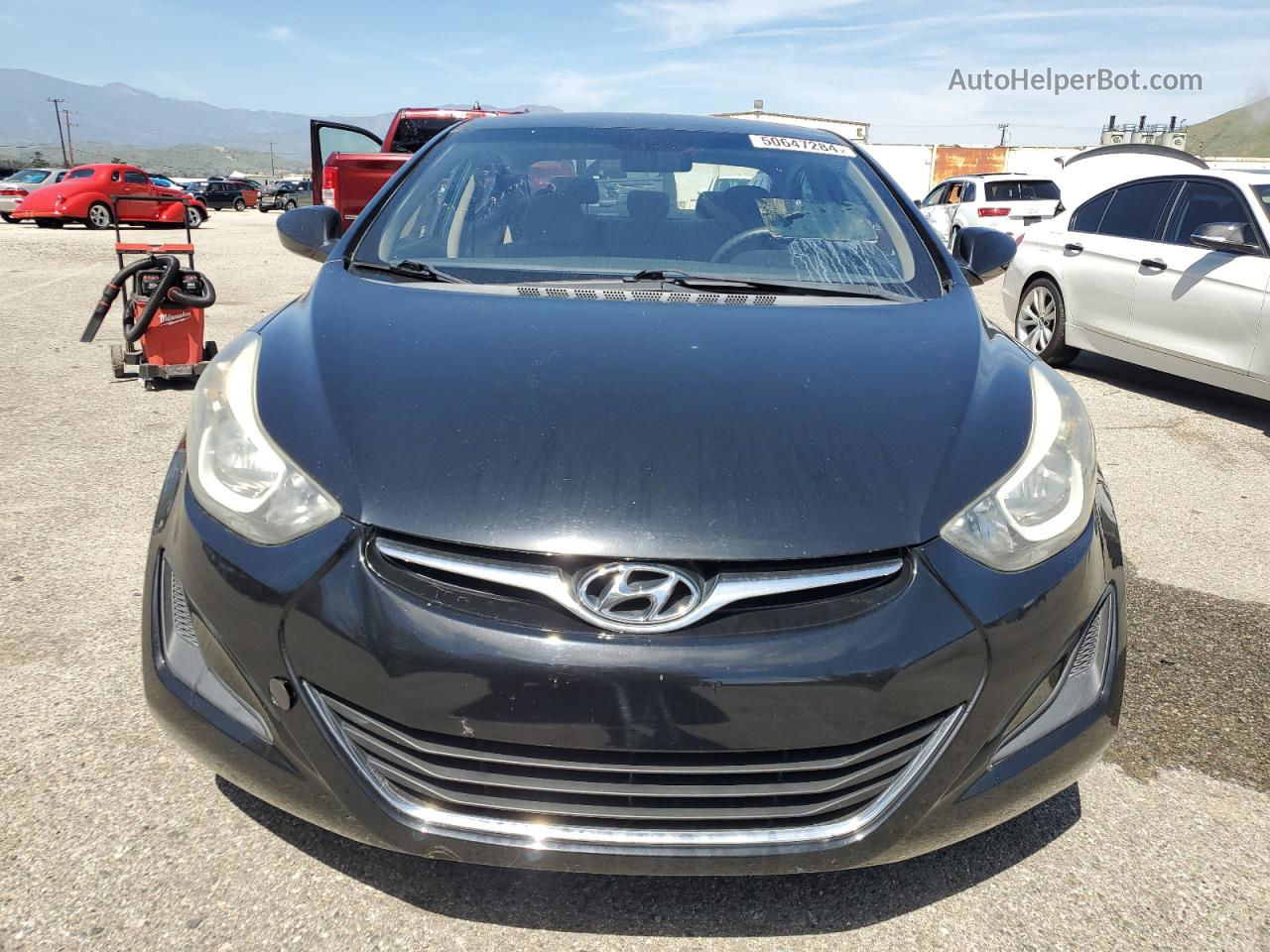 2016 Hyundai Elantra Se Black vin: KMHDH4AE8GU529951