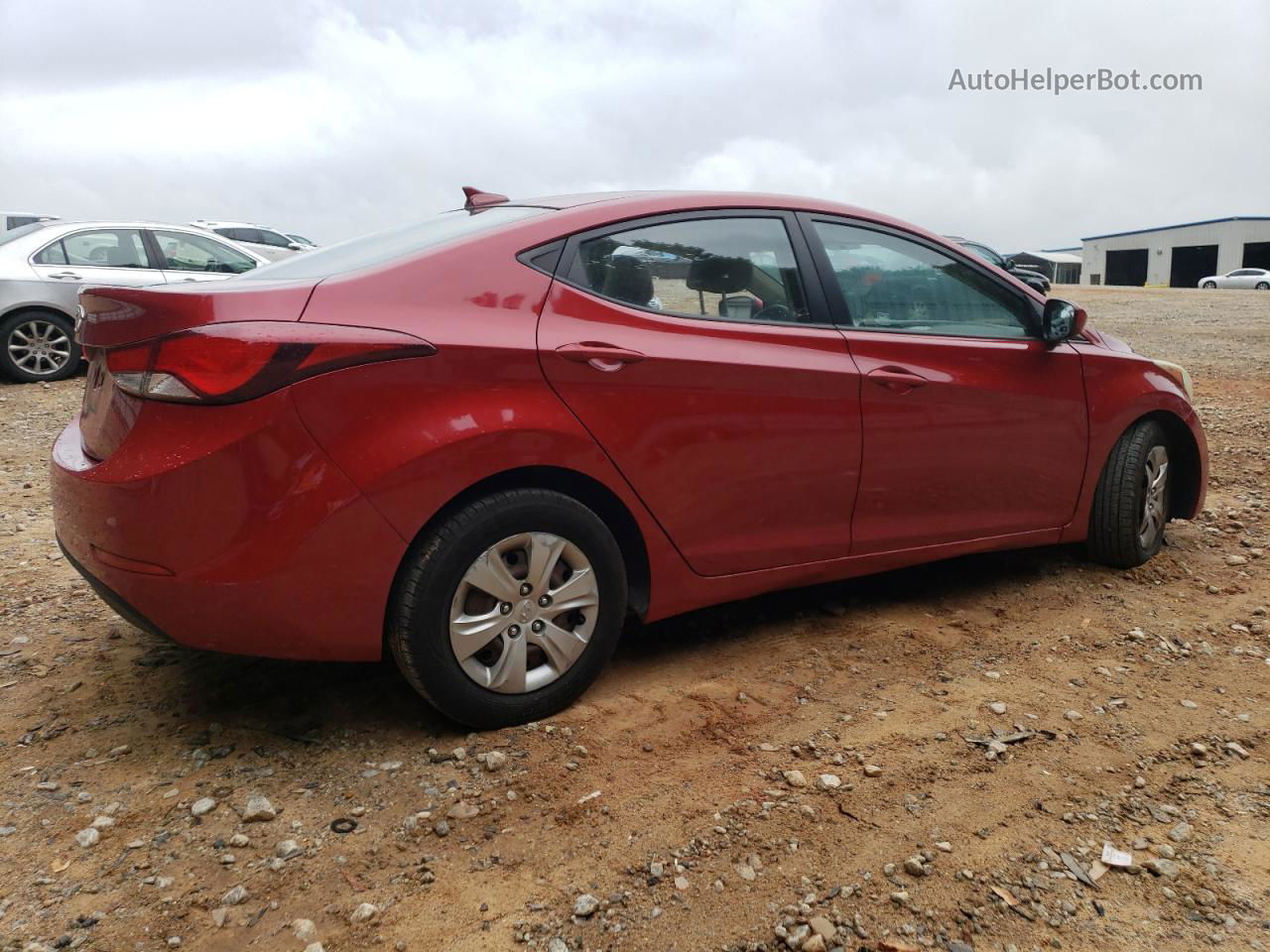 2016 Hyundai Elantra Se Red vin: KMHDH4AE8GU619620