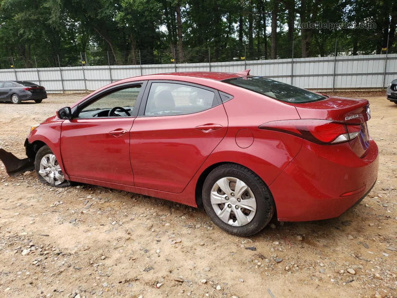 2016 Hyundai Elantra Se Red vin: KMHDH4AE8GU619620