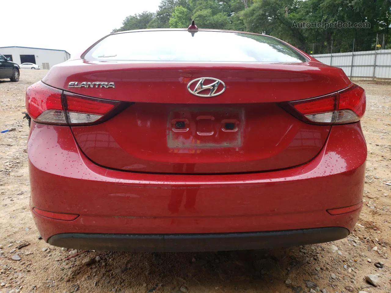 2016 Hyundai Elantra Se Red vin: KMHDH4AE8GU619620