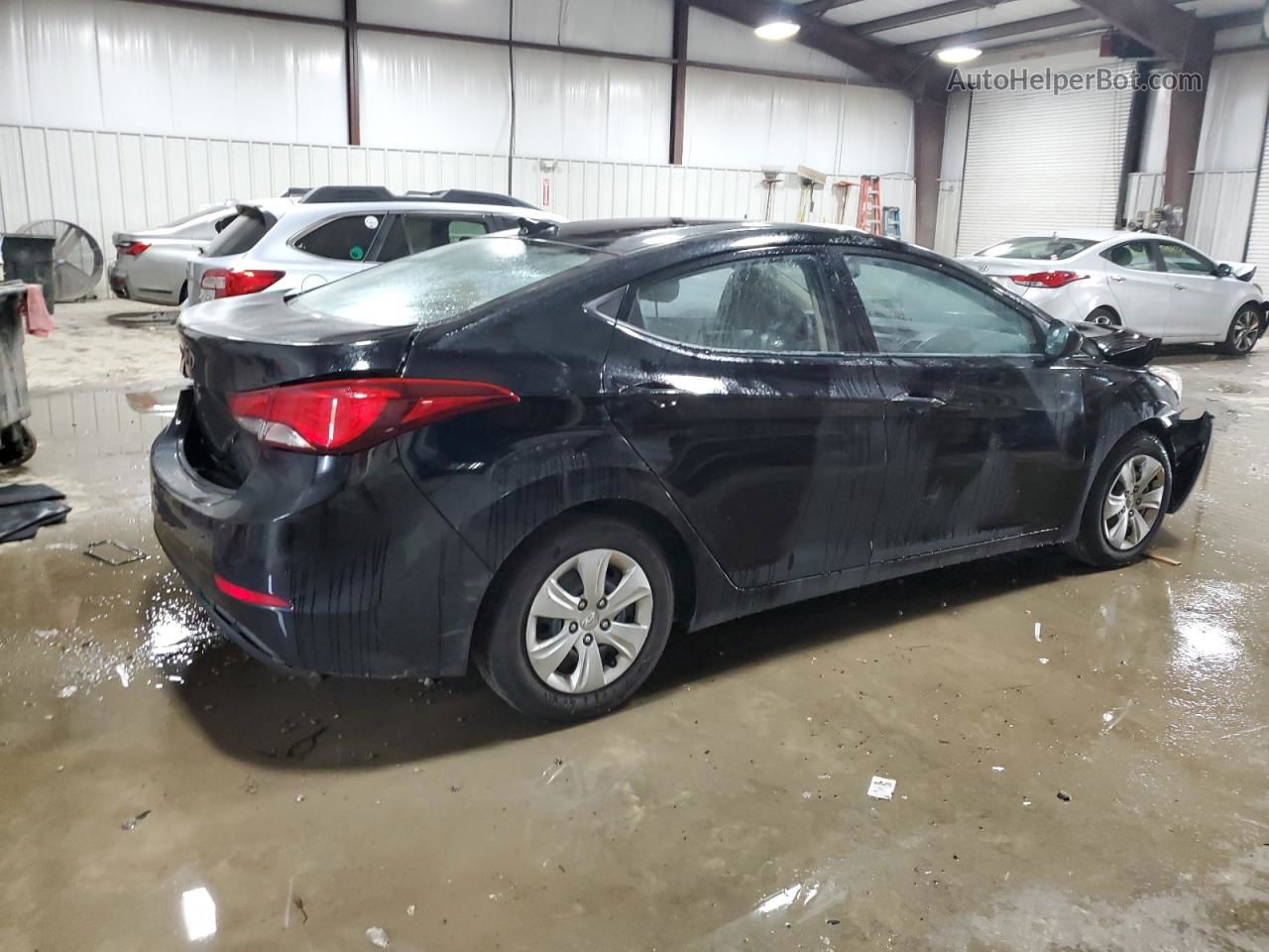 2016 Hyundai Elantra Se Black vin: KMHDH4AE8GU636904