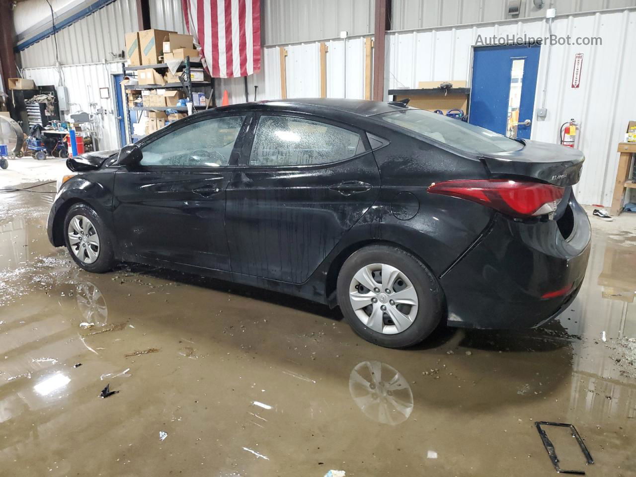 2016 Hyundai Elantra Se Black vin: KMHDH4AE8GU636904