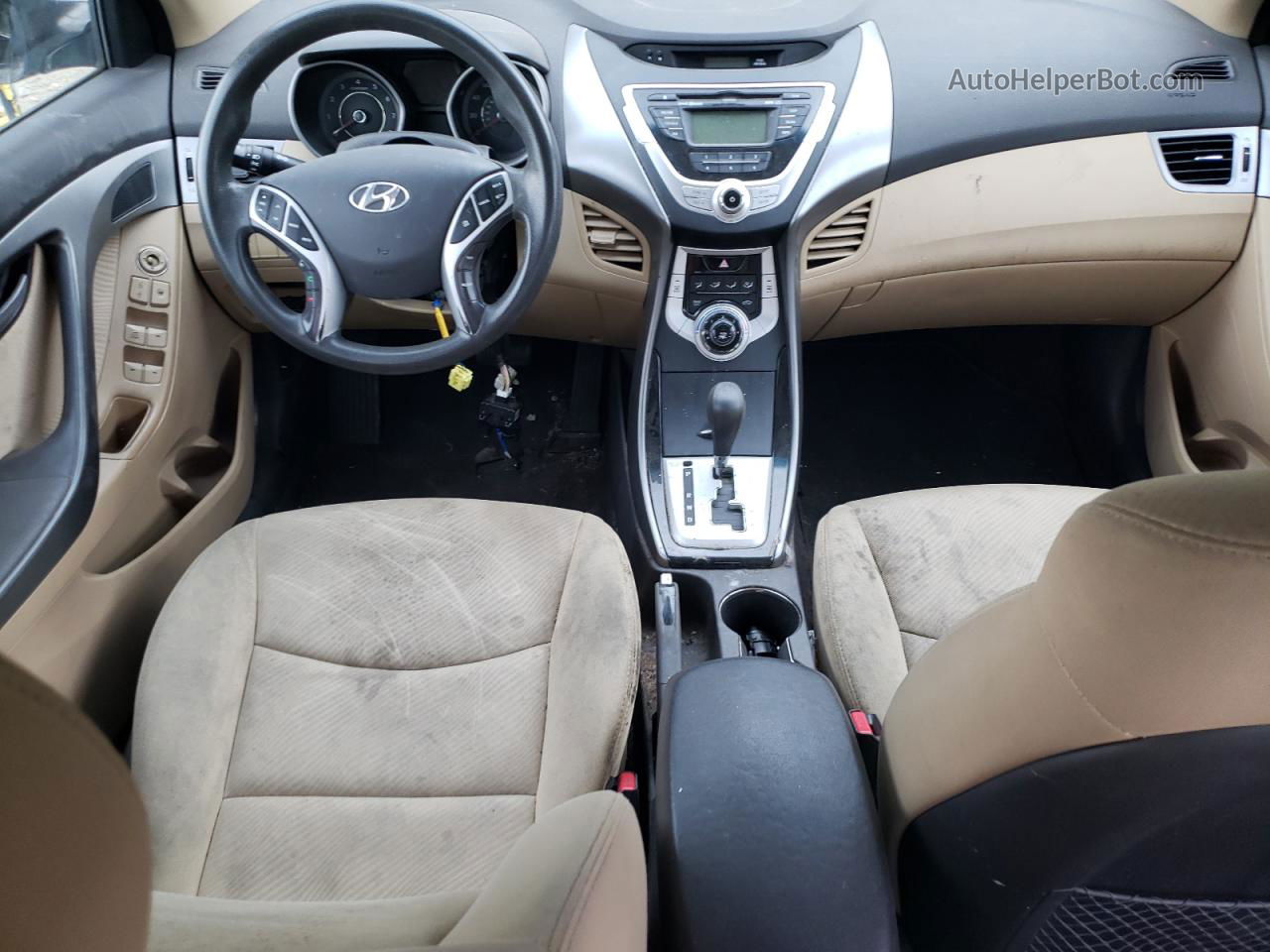 2011 Hyundai Elantra Gls Синий vin: KMHDH4AE9BU093622