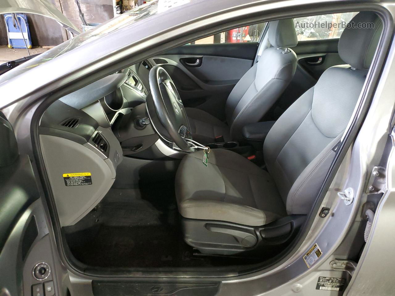 2011 Hyundai Elantra Gls Gray vin: KMHDH4AE9BU112878