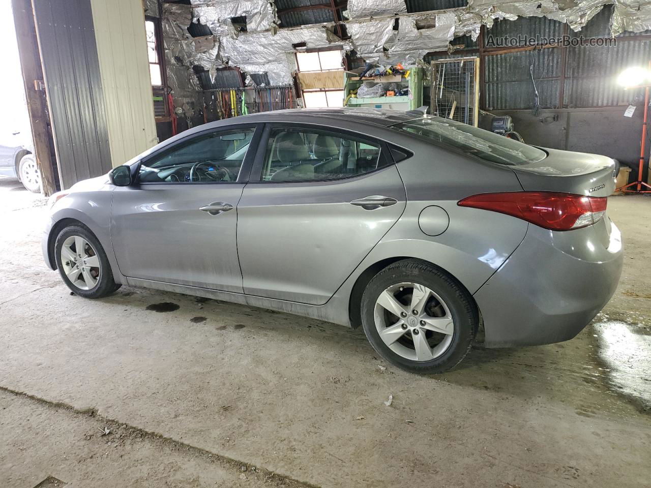 2011 Hyundai Elantra Gls Gray vin: KMHDH4AE9BU112878