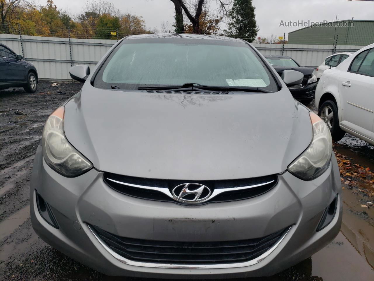 2011 Hyundai Elantra Gls Серый vin: KMHDH4AE9BU112931