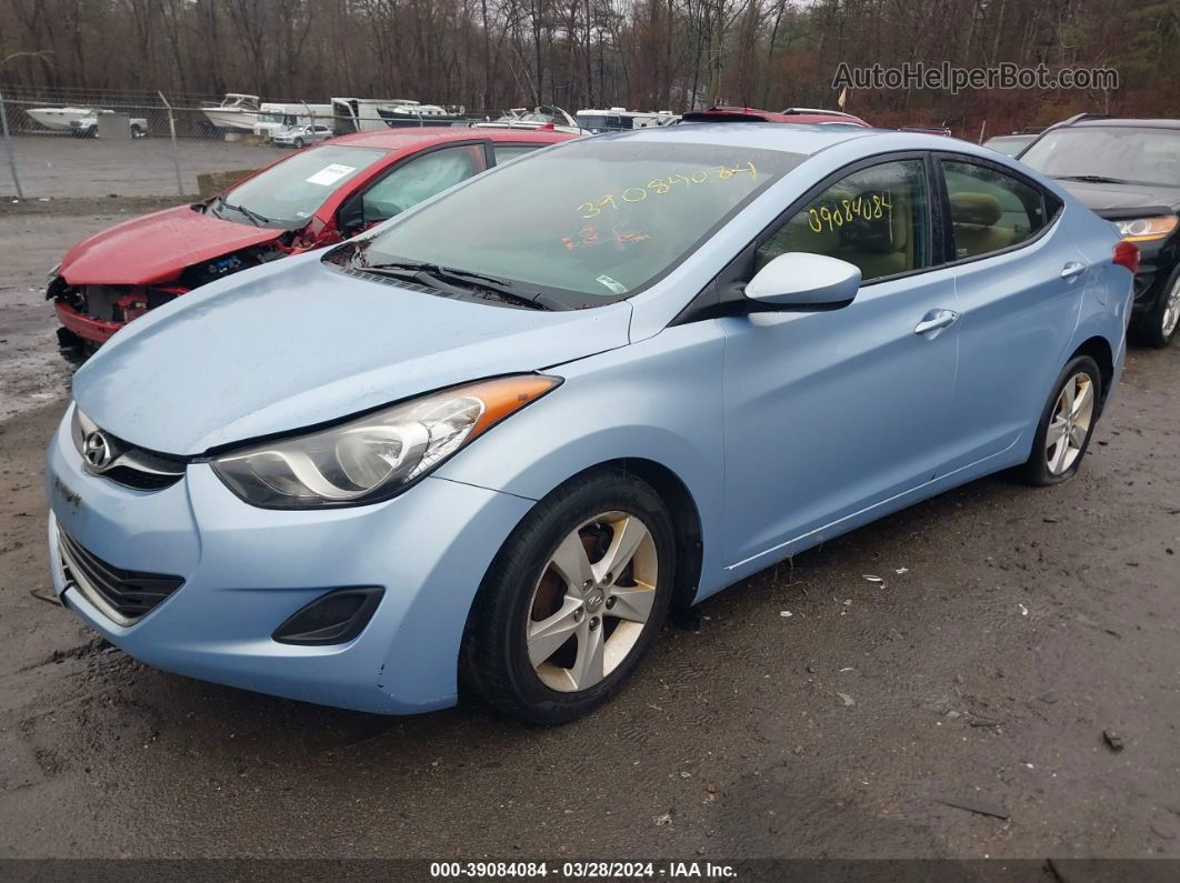 2011 Hyundai Elantra Gls (ulsan Plant) Синий vin: KMHDH4AE9BU119958