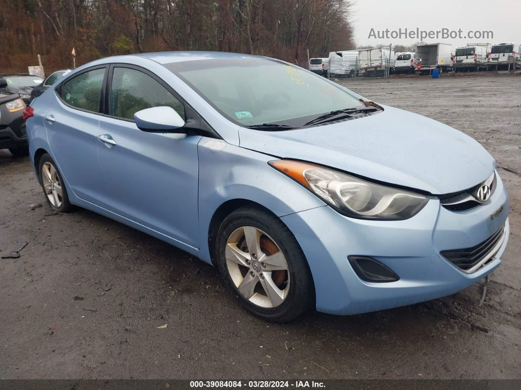 2011 Hyundai Elantra Gls (ulsan Plant) Blue vin: KMHDH4AE9BU119958