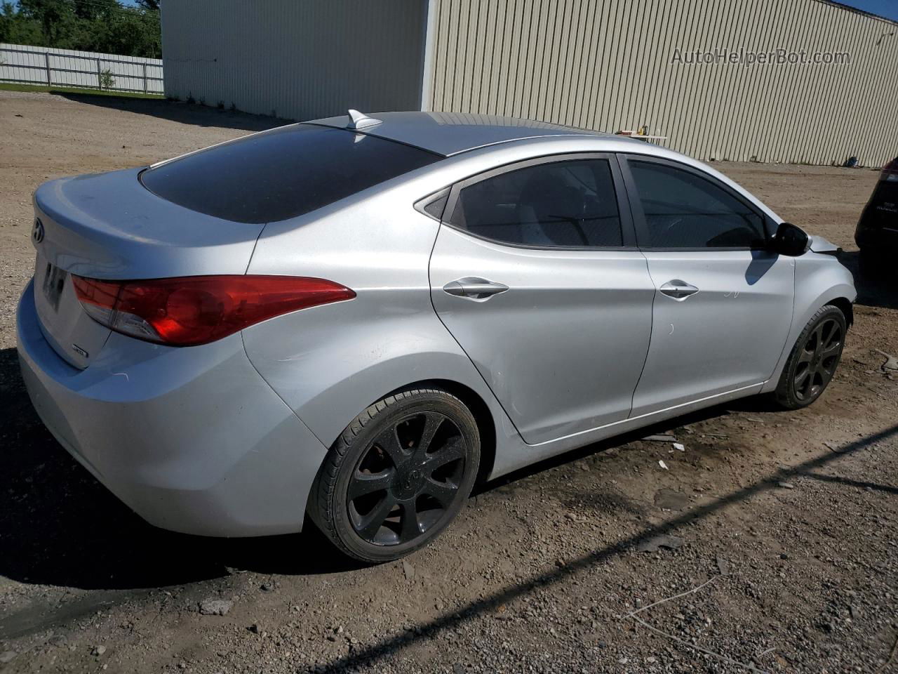 2011 Hyundai Elantra Gls Silver vin: KMHDH4AE9BU140258