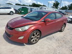 2011 Hyundai Elantra Gls Red vin: KMHDH4AE9BU148327